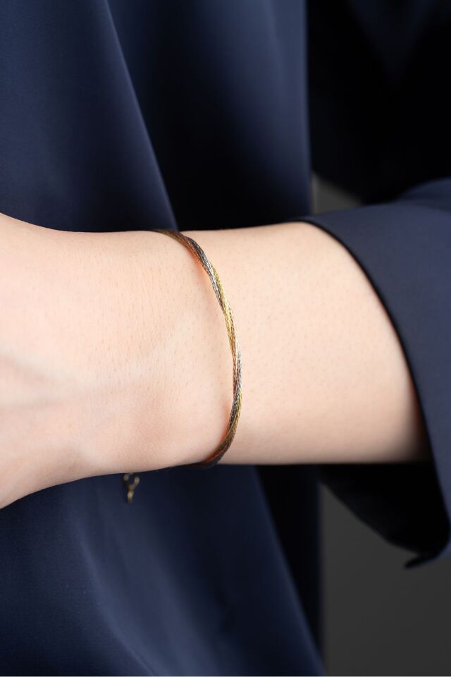 925 Ayar Gümüş Rose Gold Dorika Bileklik