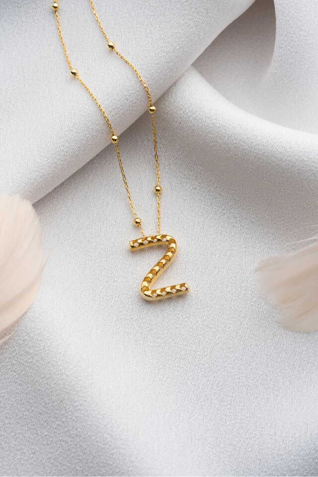 925 Ayar Gümüş Baget Yıldız Küpe Gold - Tek Ebat