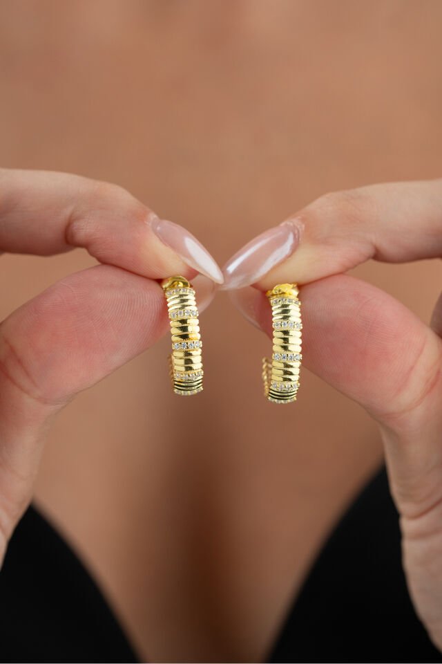 925 Ayar Gümüş Salyangoz Küpe