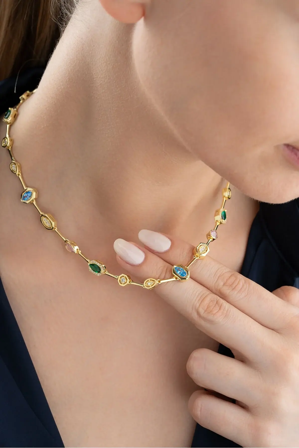 925 Ayar Gümüş Trend Model Kolye