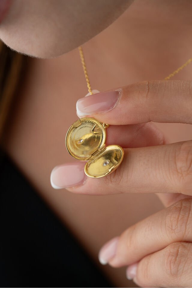 925 Ayar Gümüş Resimlik Kolye