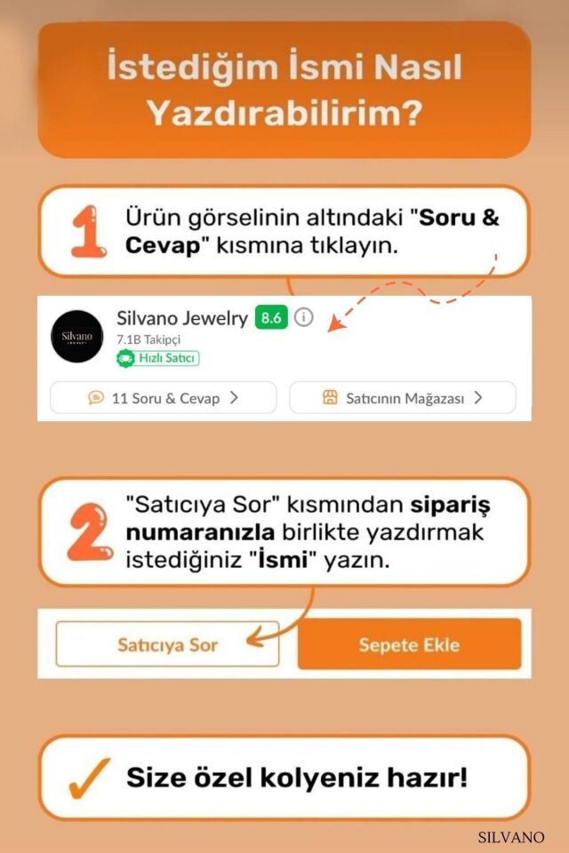 925 Ayar Gümüş Erkek Kuaför Kolyesi Gold - Tek Ebat