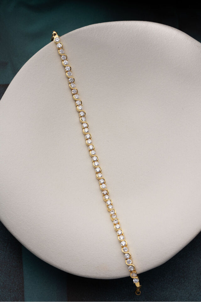 925 ayar gümüş altın kaplama suyolu özel seri bileklik Silvano Jewelry