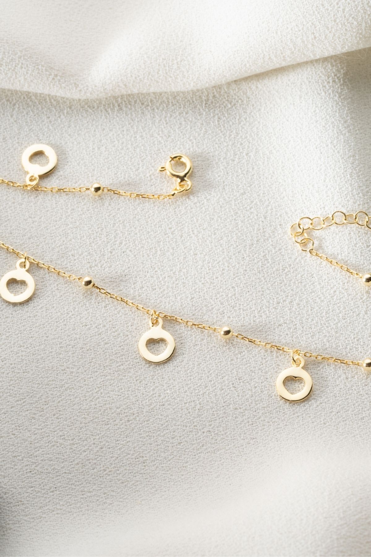 925 Ayar Gümüş Gold Figürlü Halhal Gold